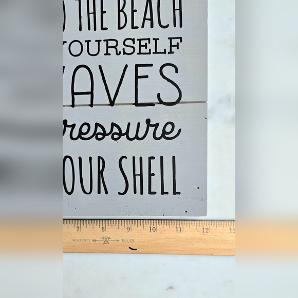 Gray and Black Mermaid Advice Wall Art - Picture 3 of 5